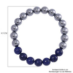 Terahertz, Lapislazuli Armband Flexibel ca. 140.00 ct