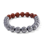 Terahertz, Roter Jaspis Armband Flexibel cm ca. 140.00 ct