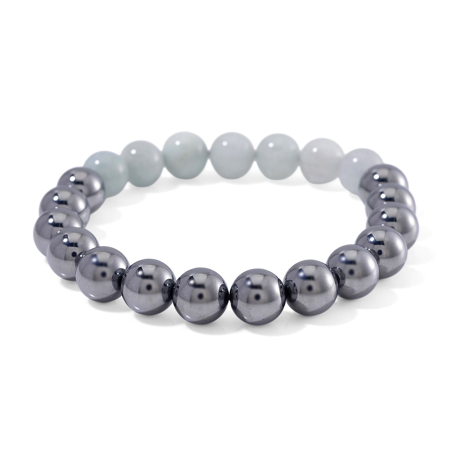 Terahertz, Aquamarin Armband Flexibel ca. 140.00 ct