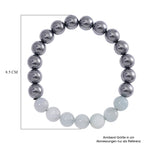 Terahertz, Aquamarin Armband Flexibel ca. 140.00 ct