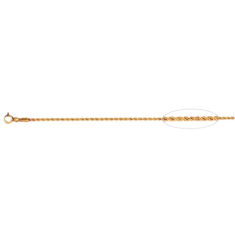 375 Gold Kette ca. 45 cm ca. 1,33g