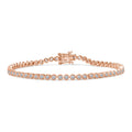 LUXURIANT DIAMOND - Lab Grown Diamant SI-GH SGL zertifiziert Armband ca. 19 cm 925 Silber ca. 2.00 ct