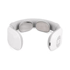 EMS Nackenmassagegerät 6 Modi 15 Intensitäten Wärmfunktion 1200 mAh Akku 17,5 x 16 x 5,5 cm Weiß
