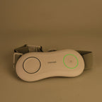EMS Bauch und Taillen Massagegurt mit Wärme, 4 Modi, 15 Intensitäten, 3 Heizstufen, 10 Min Timer, 1200 mAh Akku, USB, 23 x 10 x 5 cm, Weiß