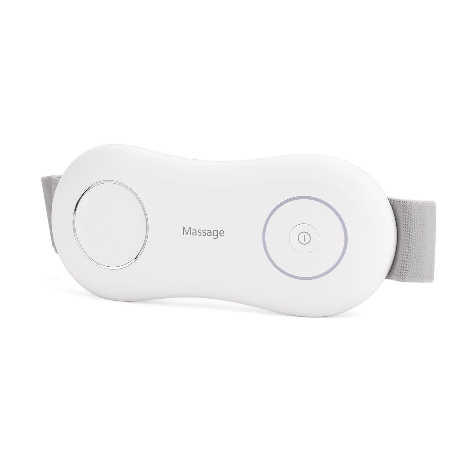 EMS Bauch und Taillen Massagegurt mit Wärme, 4 Modi, 15 Intensitäten, 3 Heizstufen, 10 Min Timer, 1200 mAh Akku, USB, 23 x 10 x 5 cm, Weiß