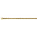 Italienische Coryana-Kette-Armband, 925 Silber vergoldet, ca. 18 cm+ 2.5 cm Extender, ca. 3,57g