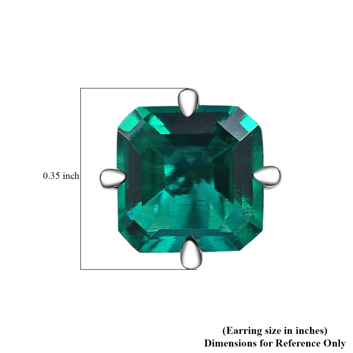 AAA Lab Grown Smaragd AGI zertifiziert Ohrringe 417 Gold ca. 3.20 ct