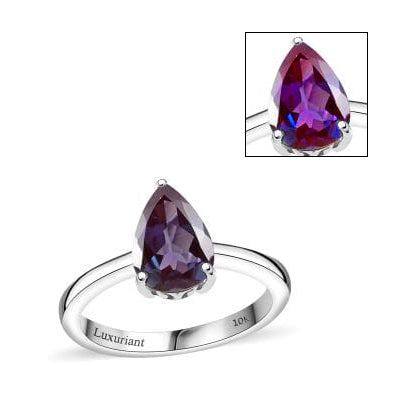 AAA Lab Grown Alexandrit AGI zertifiziert Ring 417 Gold (Größe 19.00) ca. 2.50 ct