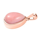AA Vinicunca-Peruanischer, Weißer Zirkon Anhänger 925 Silber 750 rosévergoldet ca. 4,73 ct.