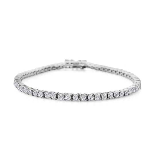 LUXURIANT DIAMOND - Lab Grown Diamant SI-GH Armband ca. 20 cm 925 Silber rhodiniert ca. 4,15 ct