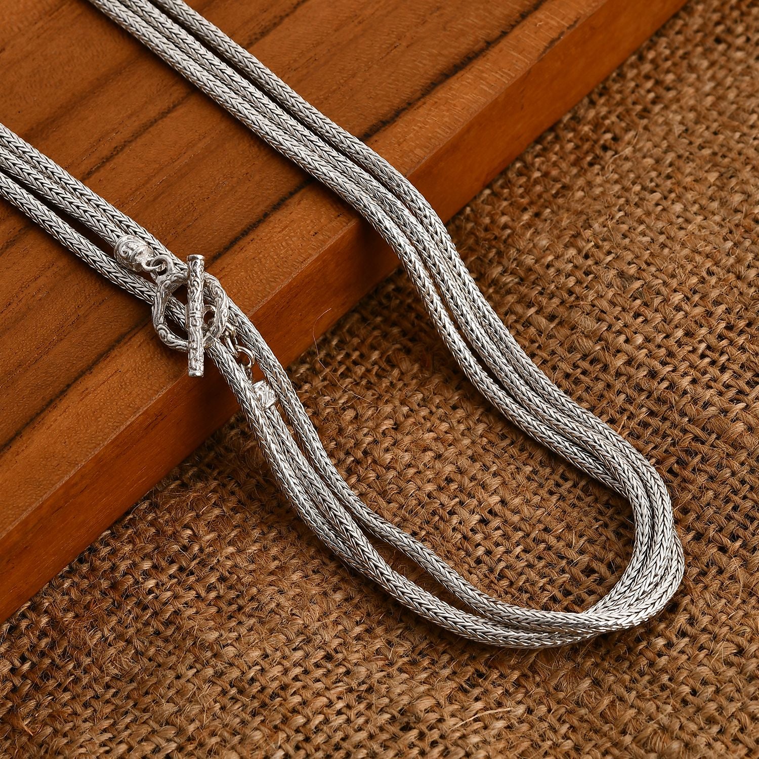 925 Silber Halskette ca. 150 cm ca. 54,10g