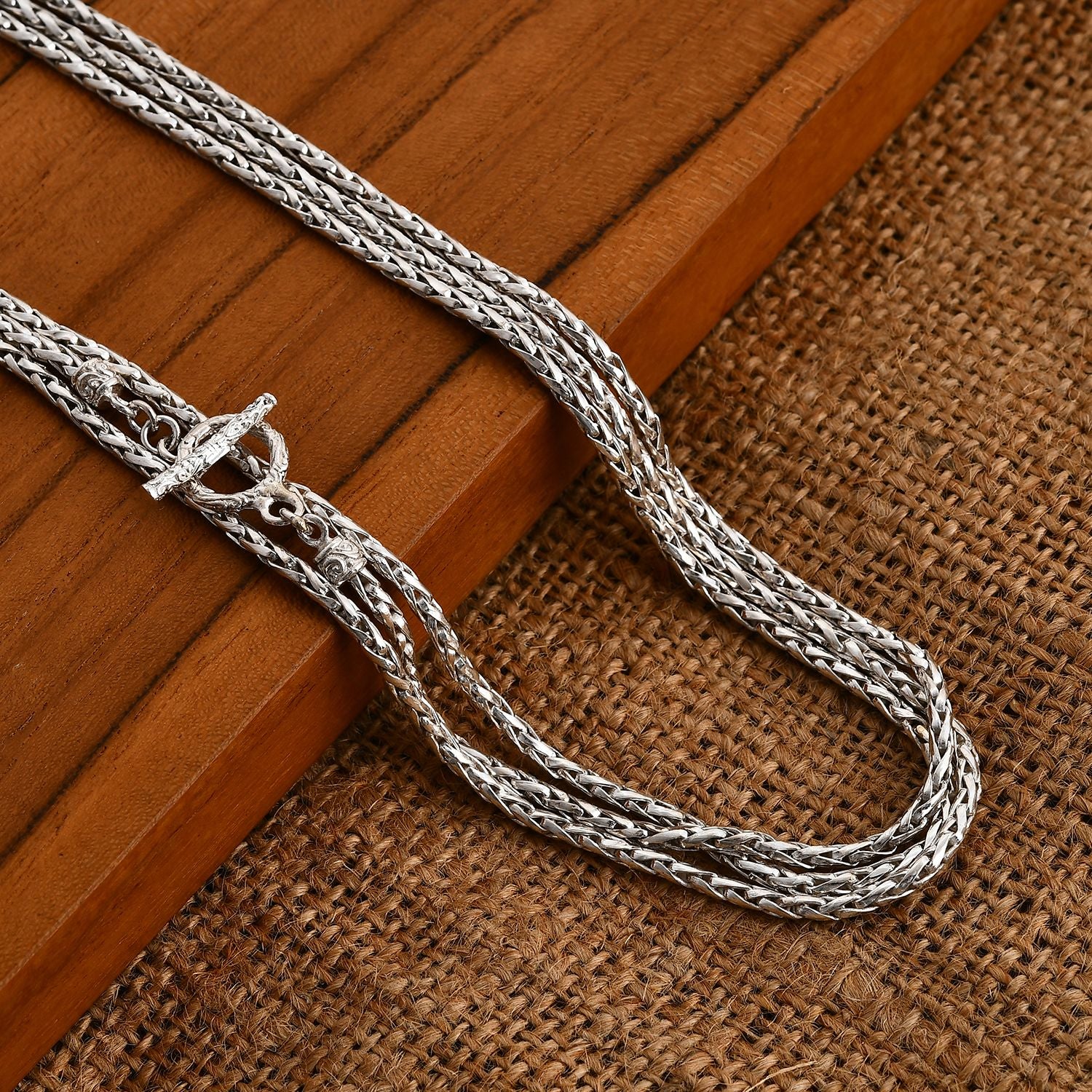 925 Silber Halskette ca. 150 cm ca. 52,80g