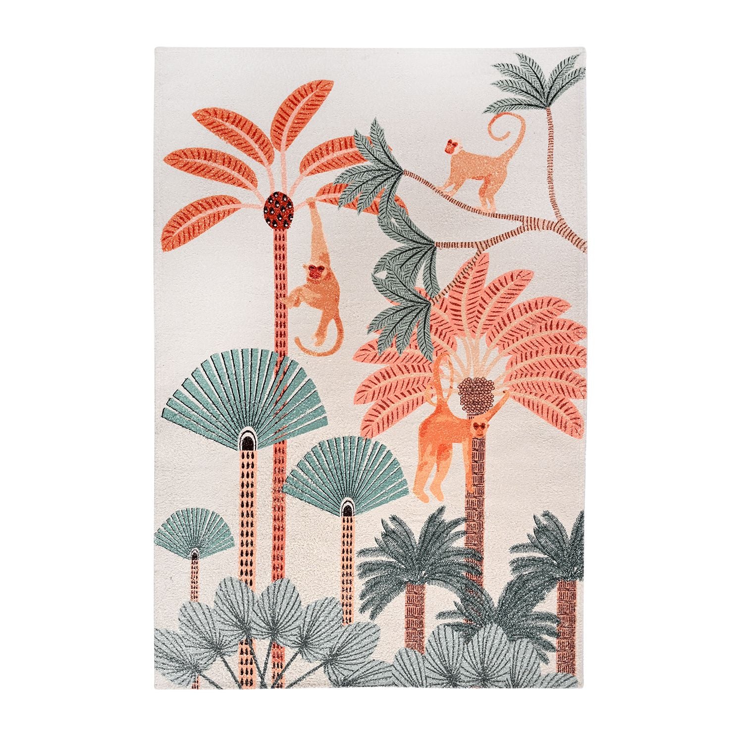 Teppich Digitaldruck Blüten, Baumwolle Polyester, 120 x 180 cm