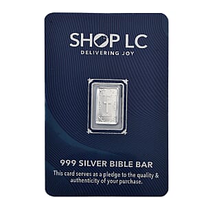 EXKLUSIVES GESCHENK 999 Silber BIBEL Barren, ca. 1,00g