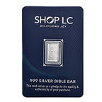 EXKLUSIVES GESCHENK 999 Silber BIBEL Barren, ca. 1,00g