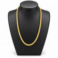 Italienische Kette, 925 Silber vergoldet, ca. 45 cm+ 5 cm Extender, ca. 32,10g