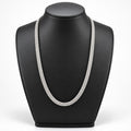 Italienische Kette, 925 Silber rhodiniert, ca. 45 cm+ 5 cm Extender, ca. 32,10g