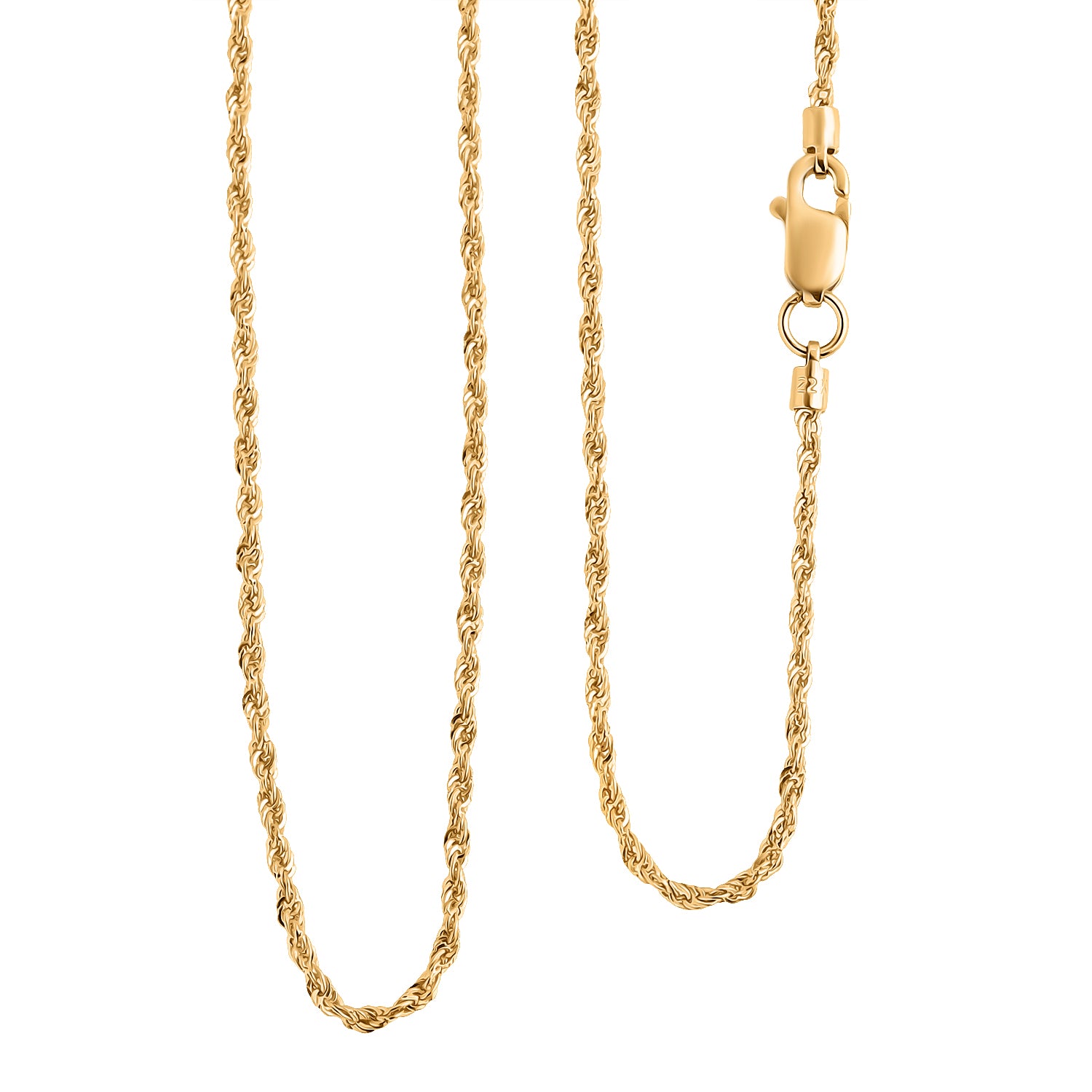 916 Gold Kordelkette ca. 50 cm ca. 1,37g