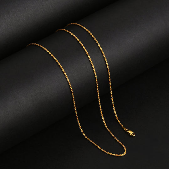 916 Gold Kordelkette ca. 50 cm ca. 1,37g