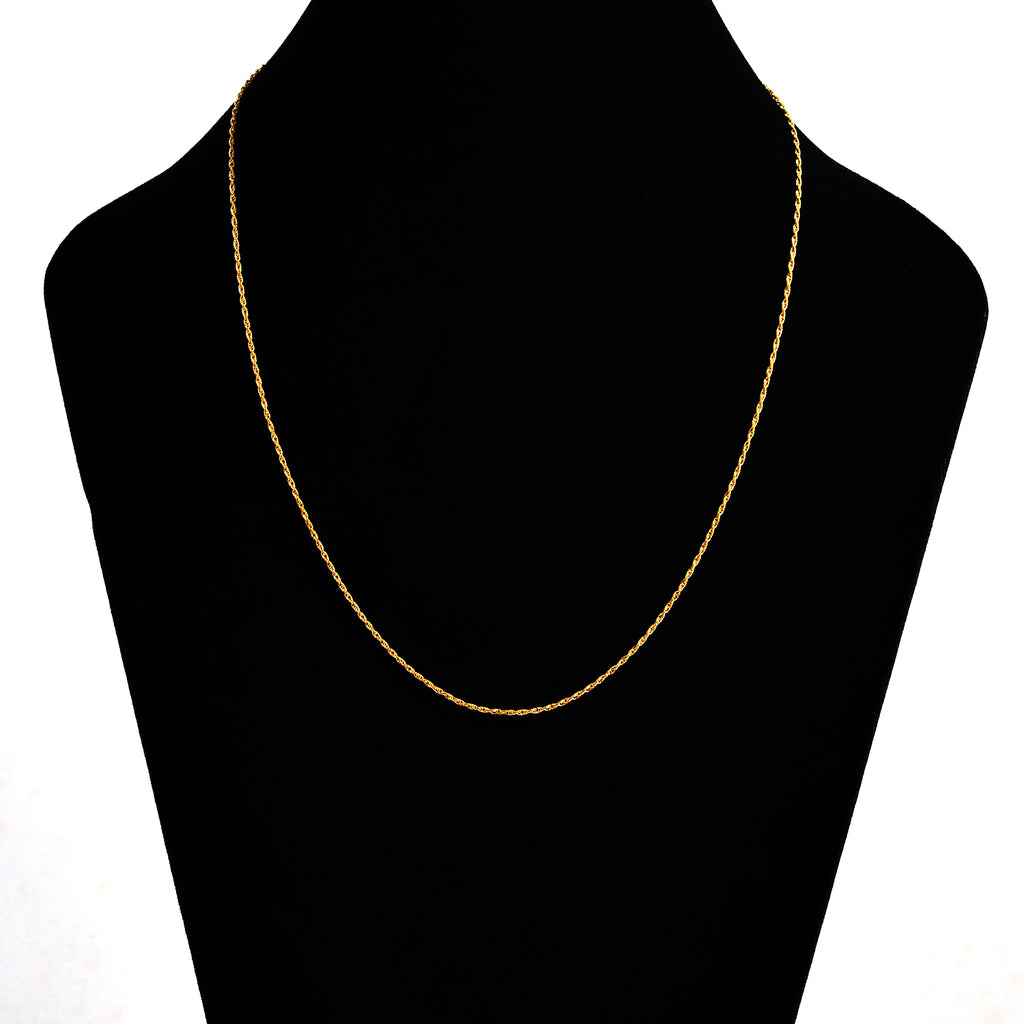 916 Gold Kordelkette ca. 50 cm ca. 1,37g