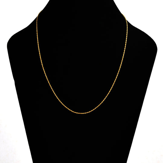 916 Gold Kordelkette ca. 50 cm ca. 1,37g