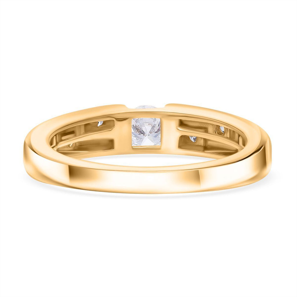 Rhodiniert und 750 Gelbgold Vermeil