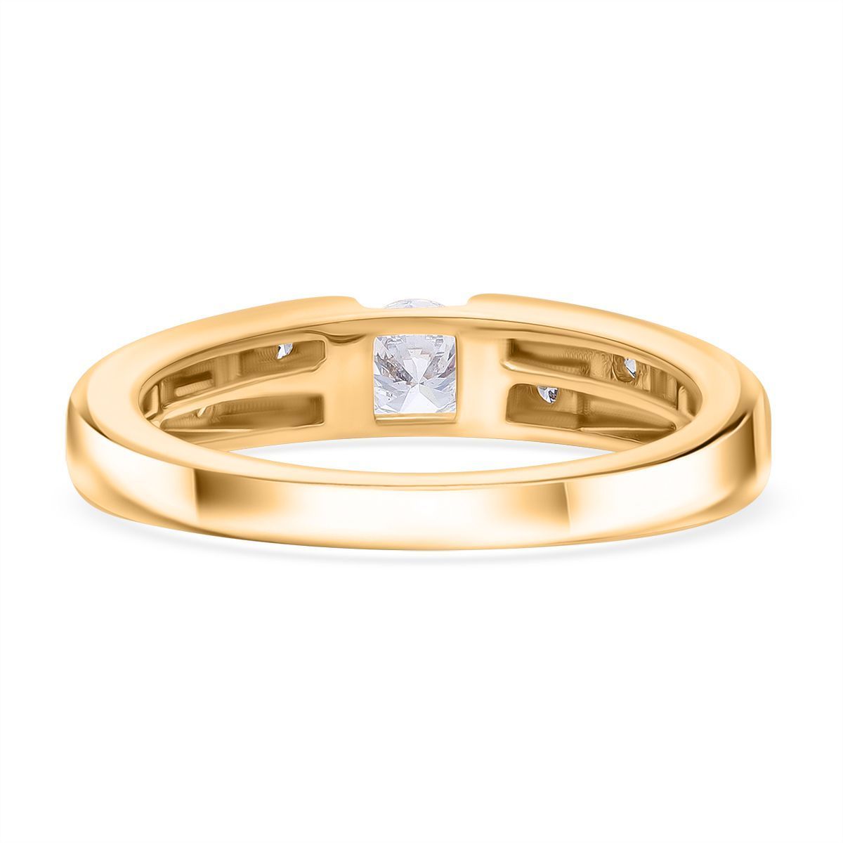 Rhodiniert und 750 Gelbgold Vermeil