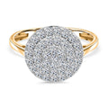 LUXURIANT DIAMOND - Lab Grown Diamant SI-GH SGL zertifiziert Ring 375 Gold (Größe 17.00) ca. 1.00 ct