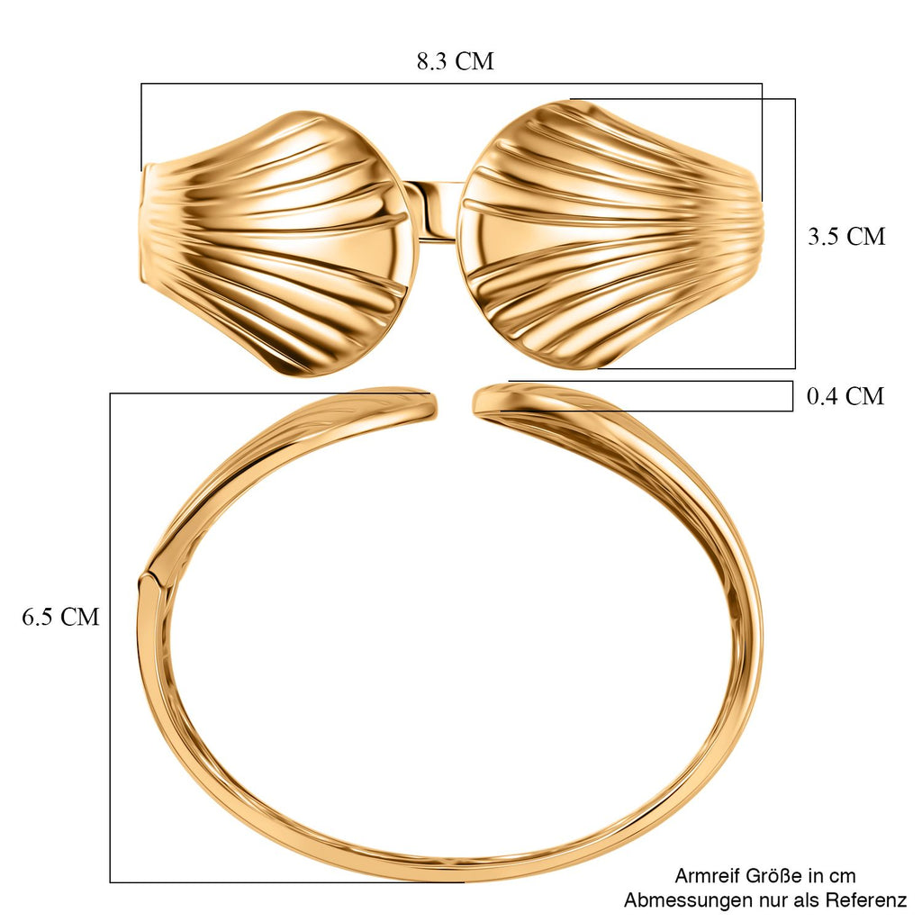 Ever True Bronzella Kollektion Statement Messing  Armreif ca. 19 cm ca. 13,42g