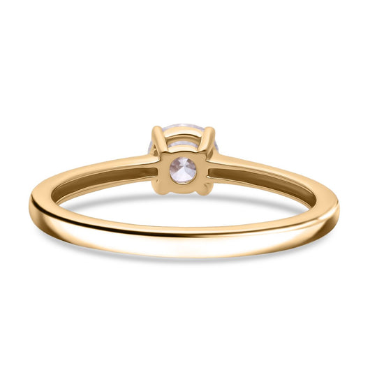 LUXURIANT DIAMOND - Lab Grown Diamant VS-EF SGL zertifiziert Ring 375 Gold ca. 0.50 ct