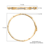 LUXURIANT DIAMOND - Lab Grown Diamant SI-GH Armreif ca. 19 cm 925 Silber 750 Gelbgold Vermeil (10-15 Werktage Lieferzeit) ca. 0.25 ct