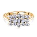 LUXURIANT DIAMOND - Lab Grown Diamant VS-EF SGL zertifiziert Ring 375 Gold (Größe 18.00) ca. 1.00 ct