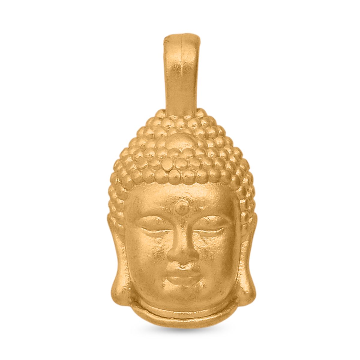 Buddhakopf 999 Gold Anhänger, 250mg