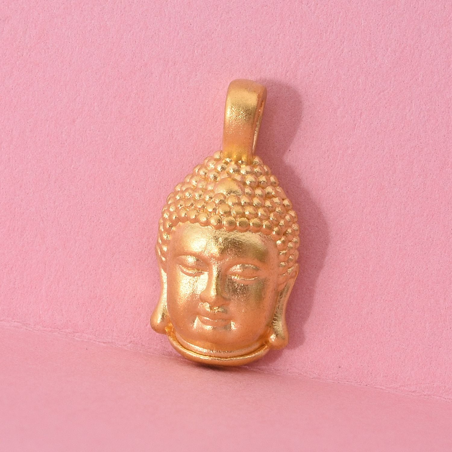 Buddhakopf 999 Gold Anhänger, 250mg