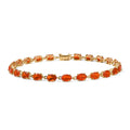 AAAA Blaze Feueropal Armband ca. 19 cm 375 Gold ca. 6.53 ct