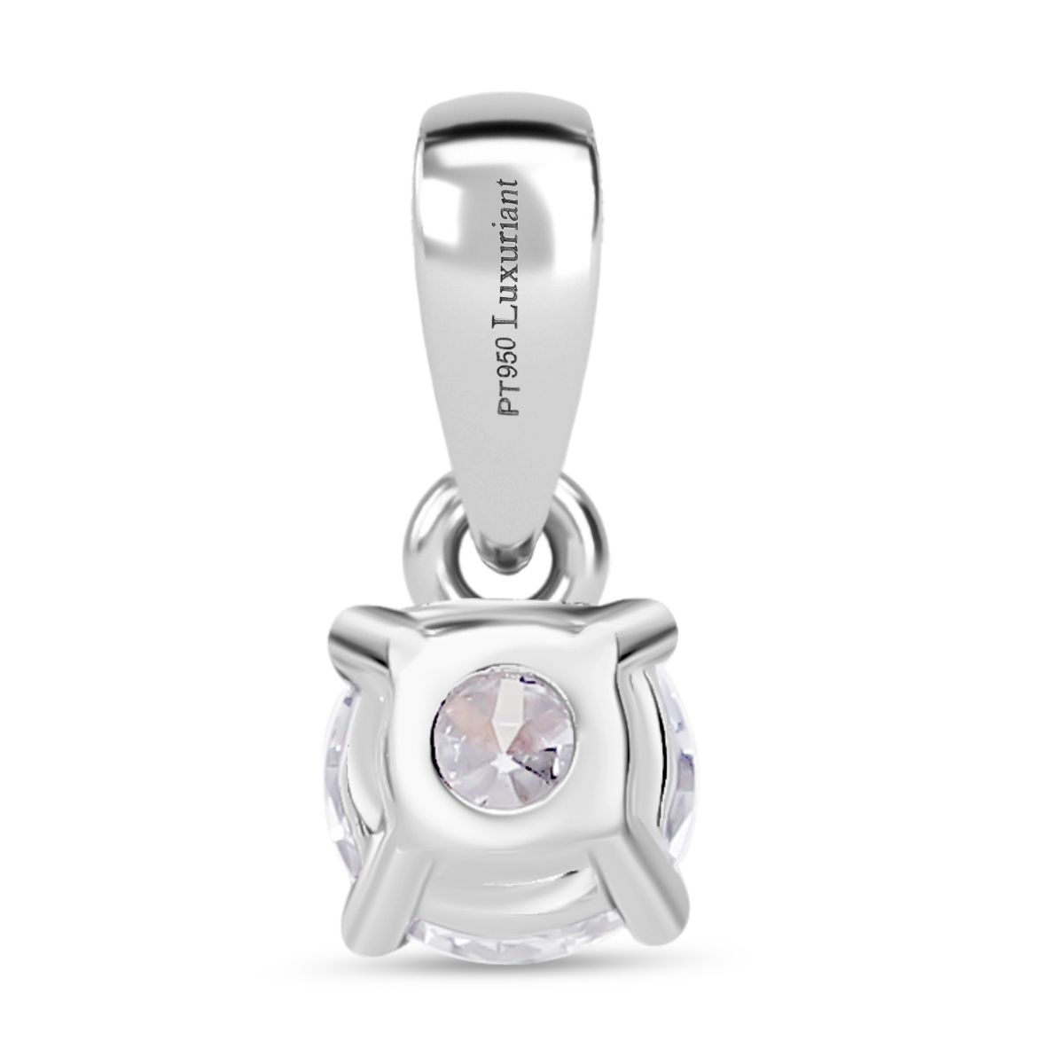 LUXURIANT DIAMOND - Lab Grown Diamant VS-EF SGL zertifiziert Anhänger 950 Platin ca. 0.25 ct