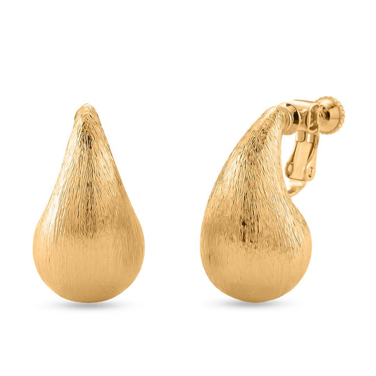 Designer-inspiriert- Tropfen Ohrringe, Messing, Silberfarben