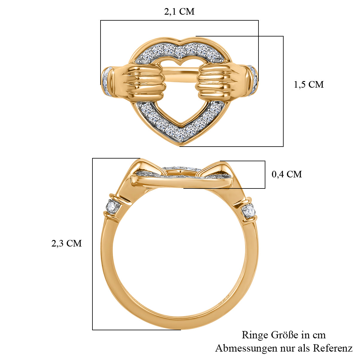 750 Gelbgold Vermeil