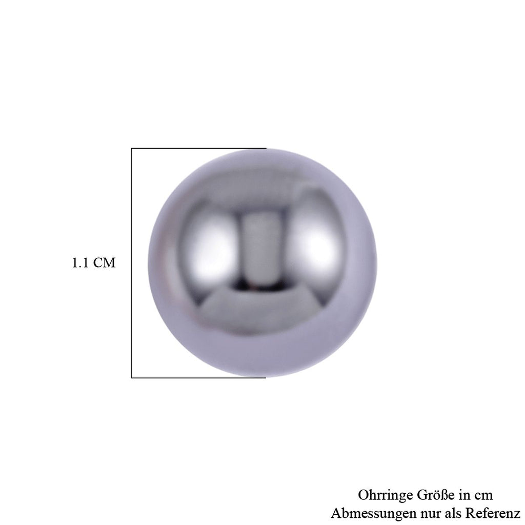 Terahertz Ohrringe 925 Silber rhodiniert ca. 10.00 ct