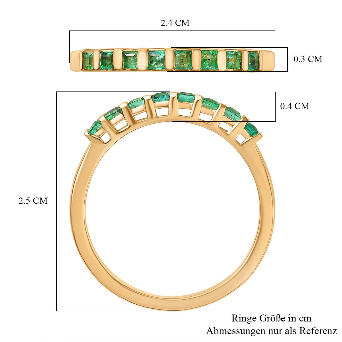 750 Gelbgold Vermeil
