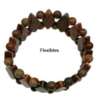 Roter Picasso Jaspis Armband Flexibel ca. 160.00 ct