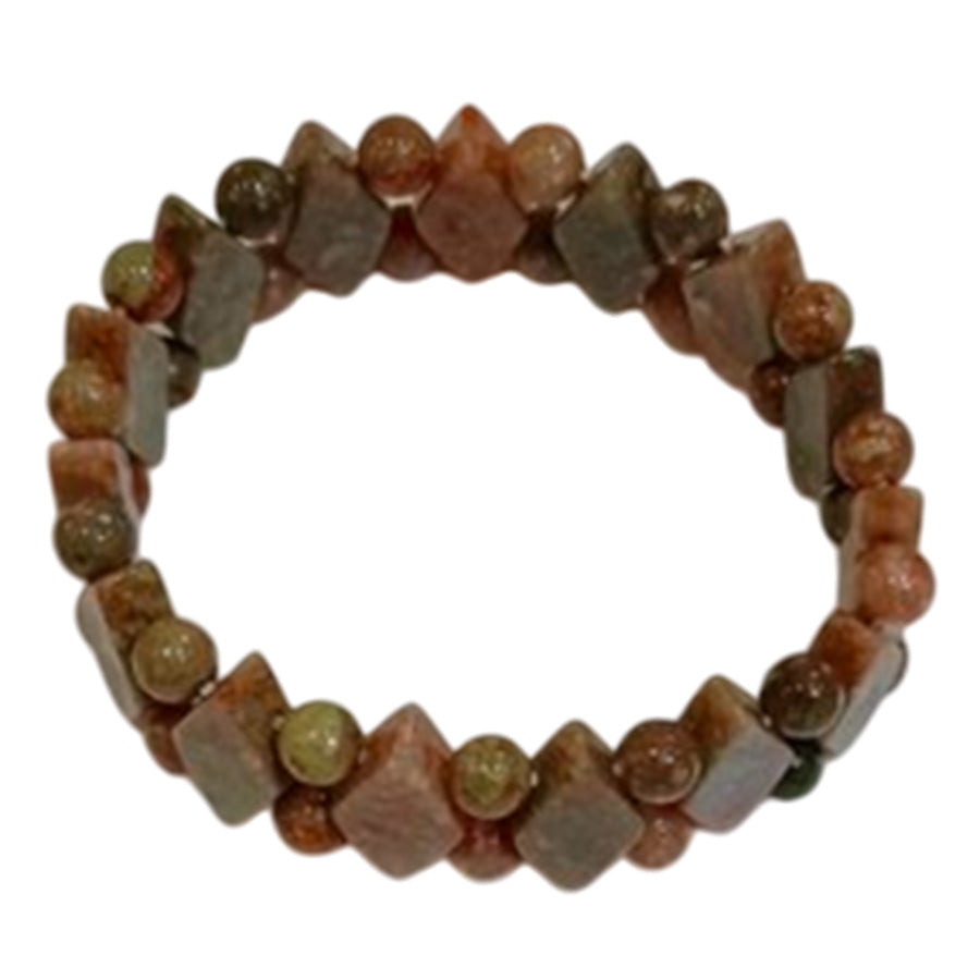 Herbstjaspis Armband Flexibel ca. 162,50 ct.