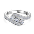 LUXURIANT DIAMOND - Lab Grown Diamant SI-GH Ring 925 Silber rhodiniert (Größe 17.00) ca. 1.00 ct