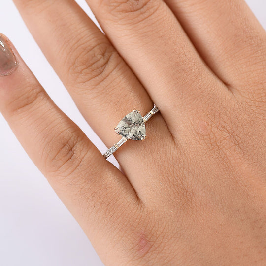 LUXORO AAA Turkizit, Weißer Diamant AGI zertifiziert Ring 585 Gold (Größe 17.00) ca. 1.99 ct