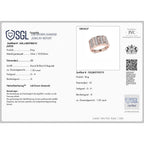 Rhodium-Überzug und 750 Roségold Vermeil