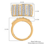Rhodiniert und 750 Gelbgold Vermeil