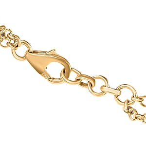 D'Joy Süßwasser Perle (11 mm) Armband ca. 18.5 cm 925 Silber 750 Gelbgold vermeil