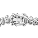 LUXURIANT DIAMOND - Lab Grown Diamant SI-GH SGL zertifiziert Armband ca. 19 cm 925 Silber rhodiniert ca. 5.00 ct