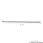 LUXURIANT DIAMOND - Lab Grown Diamant SI-GH SGL zertifiziert Armband ca. 19 cm 925 Silber rhodiniert ca. 5.00 ct