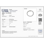LUXURIANT DIAMOND - Lab Grown Diamant SI-GH SGL zertifiziert Armband ca. 19 cm 925 Silber rhodiniert ca. 5.00 ct